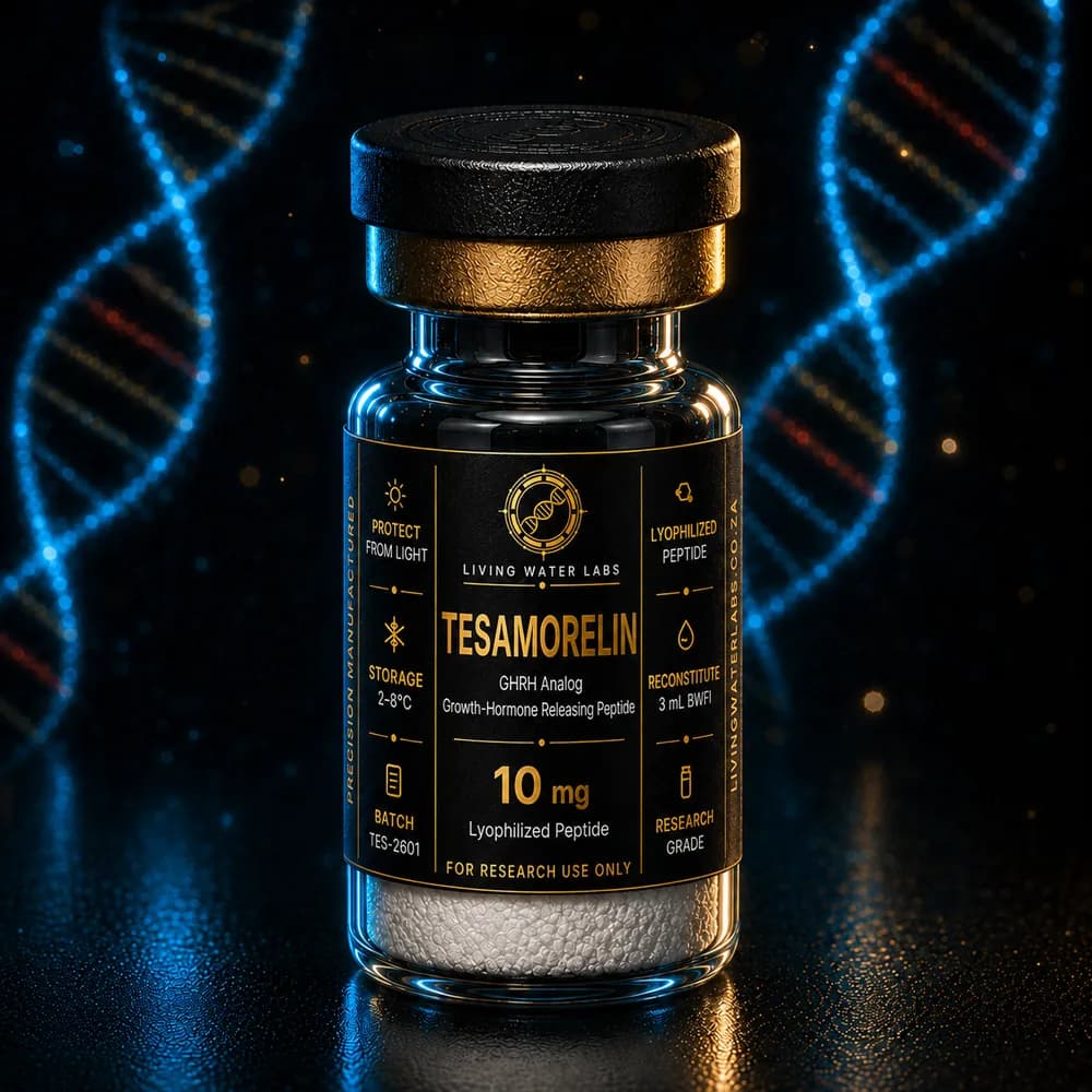Tesamorelin research peptide